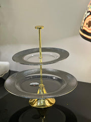 two tier platter